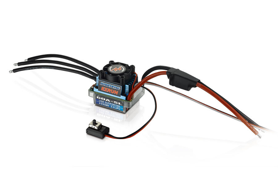 EZRUN-60A Brushless ESC for 1/10 Car HW81010190 - Hobby Wing