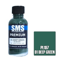 Premium Acrylic Lacquer D1 DEEP GREEN 30ml PL197