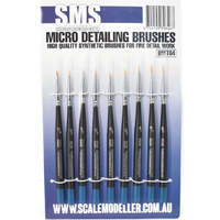 Micro Detailing Brush Set (Synthetic) 9pc BSET04