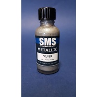 PMT01 Metallic Acrylic Lacquer SILVER 30ml