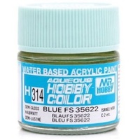 GN H314	Mr Hobby Aqueous Semi Gloss Blue FS 35622