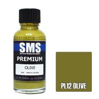 PL12  PREMIUM Acrylic Lacquer OLIVE 30ml