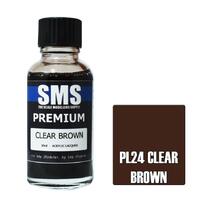 PL24 PREMIUM Acrylic Lacquer CLEAR BROWN 30ml