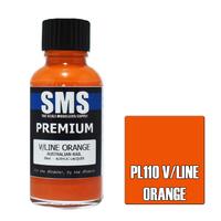 PL110 PREMIUM Acrylic Lacquer V/LINE ORANGE (AUSTRALIAN RAIL) 30ml