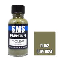 PL152 PREMIUM Acrylic Lacquer SCC No.15 OLIVE DRAB 30ml