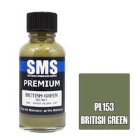 PL153 PREMIUM Acrylic Lacquer SCC No.7 GREEN 30ml