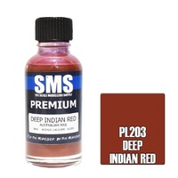 Premium Acrylic Lacquer DEEP INDIAN RED 30ml PL203