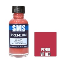 Premium Acrylic Lacquer VR RED 30ml PL206