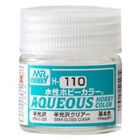 Mr Hobby Aqueous Semi Gloss Clear GN H110