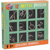 12 Metal Puzzles