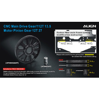 CNC Main Drive Gear/112T 13.5 H70G002AX