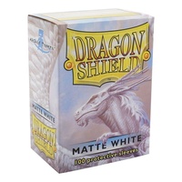 Sleeves - Dragon Shield - Box 100 - White MATTE - AT11005
