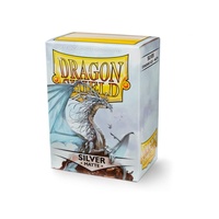 Sleeves - Dragon Shield - Box 100 - Silver MATTE AT11008