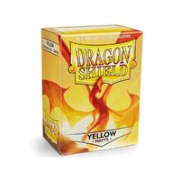 Sleeves - Dragon Shield - Box 100 - Yellow MATTE AT11014