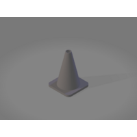 3D Printed 1/10 Scale Traffic Cones (Orange) (x10)