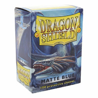 Sleeves - Dragon Shield - Box 100 - Blue MATTE AT11003 