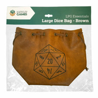 LPG Dice Bag - Large Brown