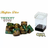 Halfsies Dice Treant Dice with Upgraded Dice Case