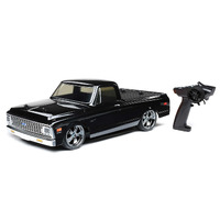 LOS03034T2 Losi V100 1972 Chevy C10 Pick-Up Truck, 1/10 On-Road RTR, Black