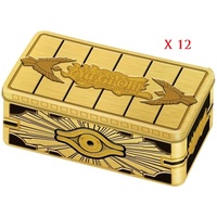 KON74128_B Yu-Gi-Oh! - Pre-Order Mega-Tin 2019 Gold Sarcophagus 12 Case Pack (Pre-Order)