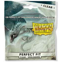 AT13101	Sleeves - Dragon Shield - Perfect Fit SIDELOADER 100/pack Clear