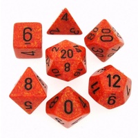 CHX 25303 Chessex Speckled Fire 7-Die Set