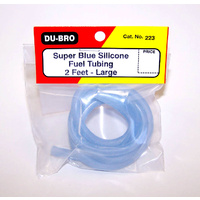 Dubro 223 Blue Silicone Tubing, Large DBR223
