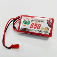 NXE 7.4v 850mah 30c Soft case w/JST 850SC302SJST