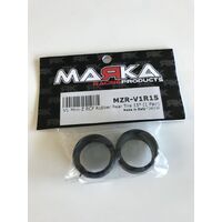 Marka Racing - Marka V5 Mini-Z RCP Rubber Front Tire 25° (2Pcs) (MZR-V5F25)