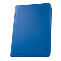 Palms Off Gaming - STEALTH 9 Pocket Zip Trading Card Binder - BLUE