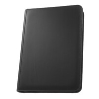 Palms Off Gaming - STEALTH 9 Pocket Zip Trading Card Binder - BLACK