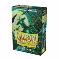 Sleeves - Dragon Shield Japanese - Box 60 - Olive Matte AT11140