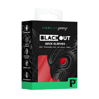 Blackout Deck Sleeves - Red