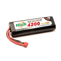 NXE4200HCR402SDEANS - NXE 7.4v 4200mah 40c Round Hard Case Deans