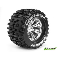 LT3218C	Louise MT-Pioneer 1/8 Monster Truck Tyres Chrome