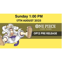 One Piece Card Game [OP12] Sealed Battle Pre Release Event Sunday 17th Of August 2025 1;00 PM