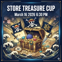 One Piece Card Game Store Treasure Cup 2026 Monday 16th Of March 6:30 PM