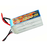 Gens Ace 5000mah 60C 22.2V Soft Case Lipo (700 Class Heli) GA6S-5000-60C-S