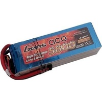 Gens Ace 5800mah 45C 14.8V Soft Case Lipo With Deans