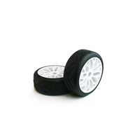 TRC-T831 - TORNADO RC RALLY 1/8 TYRE SET 1 PAIR PRE GLUED