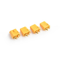 TRC-0105F - Tornado XT-60 Plug Female (Female bullet with male housing) 4pcs/bag
