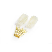 TRC-1008GM	Tamiya connector Male Gold plated terminals 2sets/bag