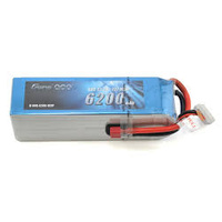 Gens Ace 6200mAh 60C 22.2V Soft Case Battery Pack with Deans Plug GA6S-6200-60CS