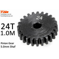 Pinion gear M1 for 5mm shaft 24T TMK6602-24
