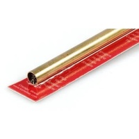 KS8143 K&S 8143 ROUND BRASS TUBE .014 WALL (12IN LENGTHS) 5/8IN (1 TUBE PER CARD)