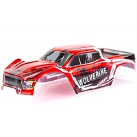 HSP-70195 HSP 1/10 Wolverine BL Truck Painted Red Body Shell