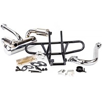 ROV-87113 Rovan V5 Silenced Tuned Exhaust Pipe Set w/ Twin Tips & Steel Bumper