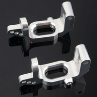 HSP Silver Aluminium Hub Carrier 2Pcs HSP-102010_S