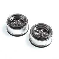 Losi Black Chrome Rear Wheel, 2pcs, 22S Drag LOS43050
