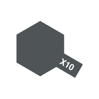 Tamiya Enamel X-10 Gun Metal T80010